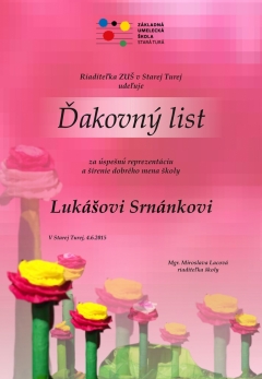 Úspechy školy v školskom roku 2014/2015 – fotografia 3