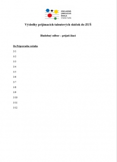 Výsledky prvého kola prijímacích skúšok – fotografia 3