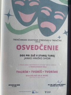 Literárno-dramatický odbor na divadelnej prehliadke TVORÍM, TVORÍŠ, TVORÍM – fotografia 2