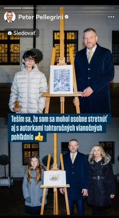 KANCELÁRIA PREZIDENTA SR BUDE POSIELAŤ SVIATOČNÝ POZDRAV ŽIAČKY ELIŠKY ILLOVEJ – fotografia 20