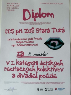 BRONZOVÁ „HVIEZDA“ PRE NAŠICH DIVADELNÍKOV V ZUŠ – fotografia 4